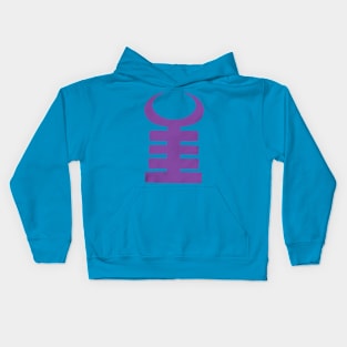 Purple adinkra Kids Hoodie